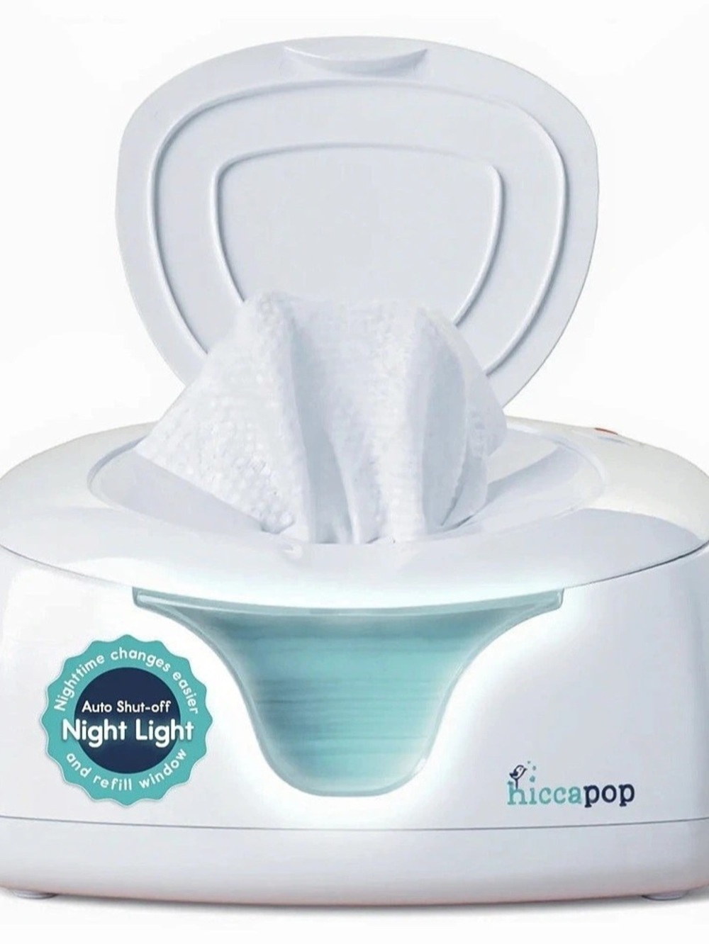 hiccapop Baby Wipe Warmer and Wet Wipes Dispenser White